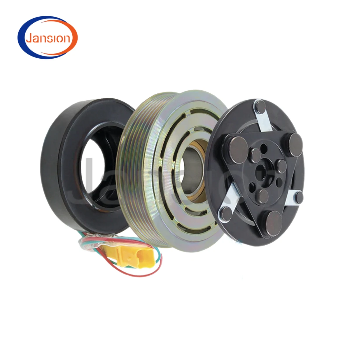 

AC A/C Air Conditioning Compressor Clutch Pulley For CITROEN C3 C4 C5 C6 PEUGEOT 206+ 207 208 308 508 6453Z9 6453AQ 1608881380