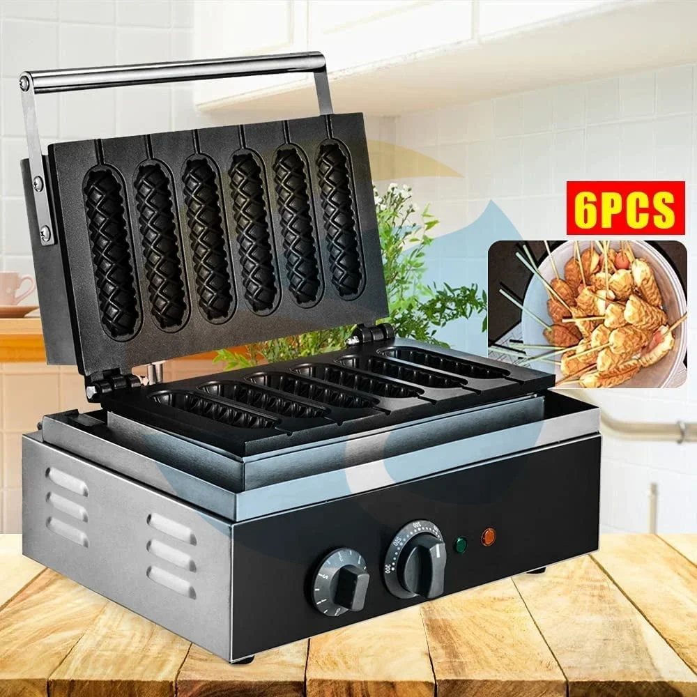 Вафельница из нержавеющей стали электрическая хрустящая машина промышленная