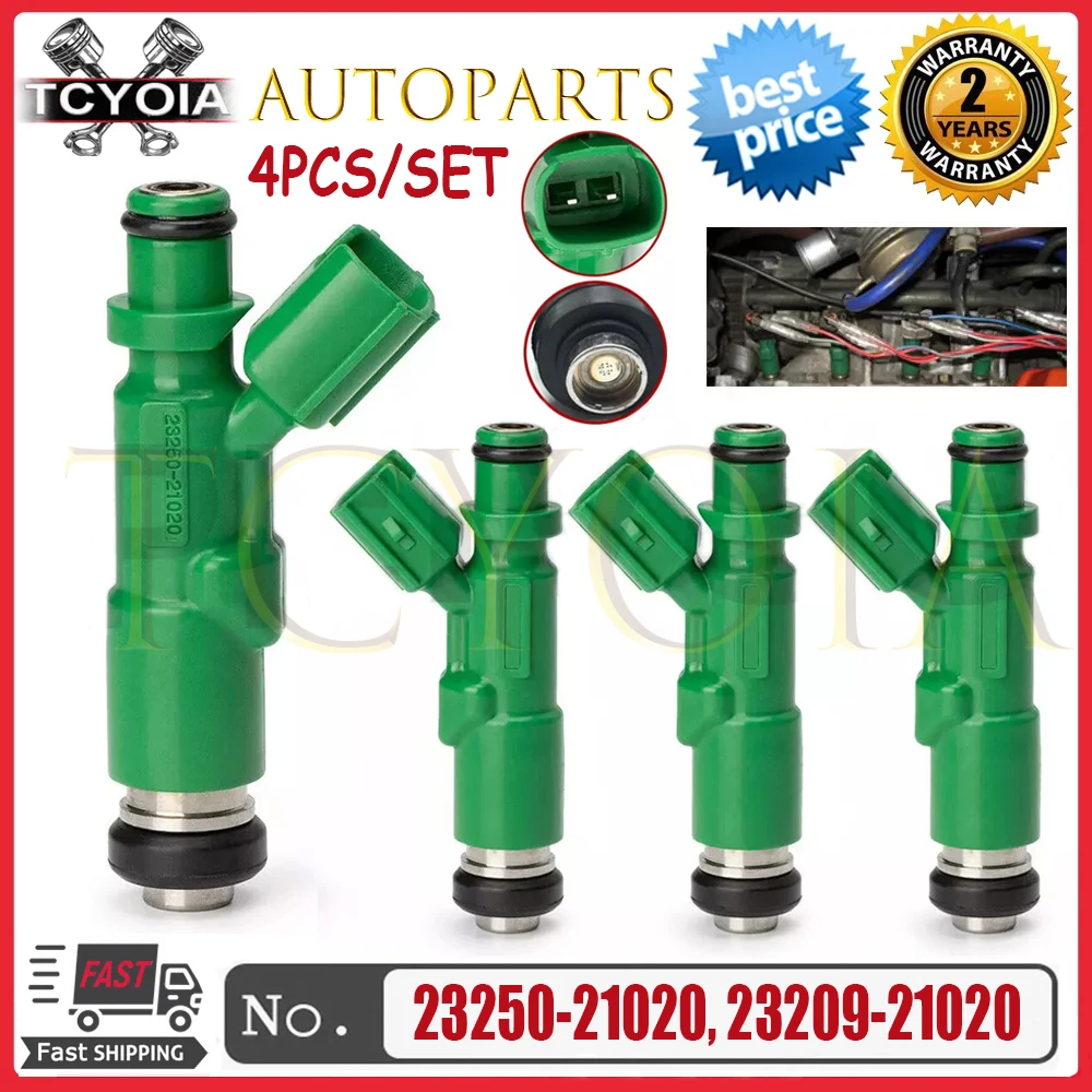 

4 шт. 23250-21020 23209-21020 топливные форсунки для TOYOTA EU Yaris 1999~2002 Prius 2000~2009 Yaris/Echo Verso 1999~2002 3.0L 1NZ