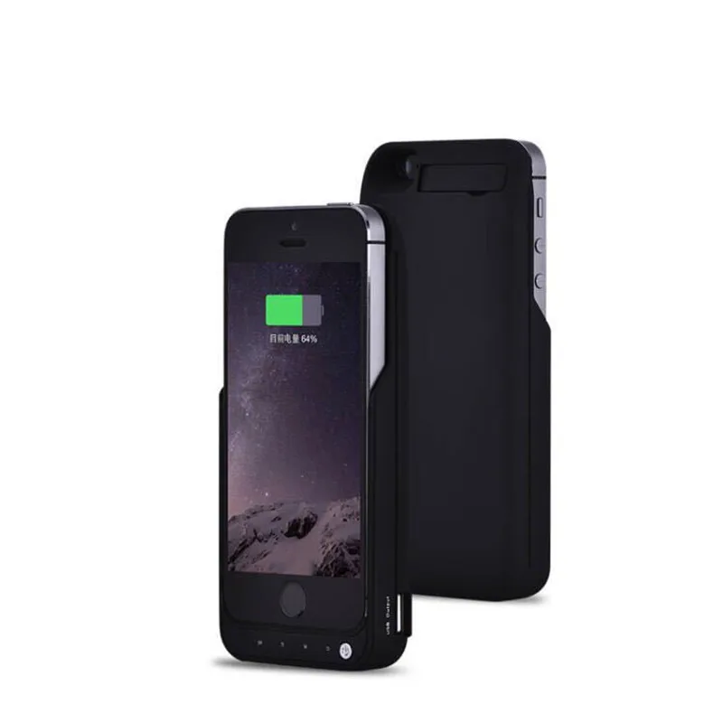 

4200mAh 5s Battery Charger Case for iPhone 5C 5 5s SE USB Power Bank Pack Stand Powerbank Case Backup Charging Back cover