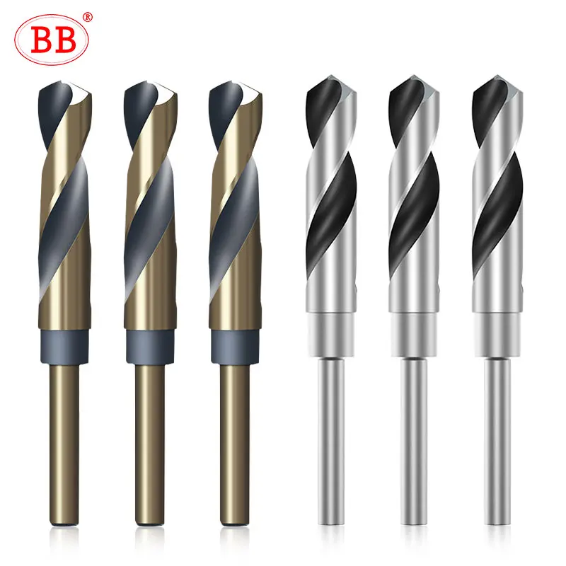 BB büküm matkap ucu 1/2 inç HSS M2 M35 kobalt Metal çelik delik yapma aracı CNC delme 12mm Shank 12 ~ 35mm