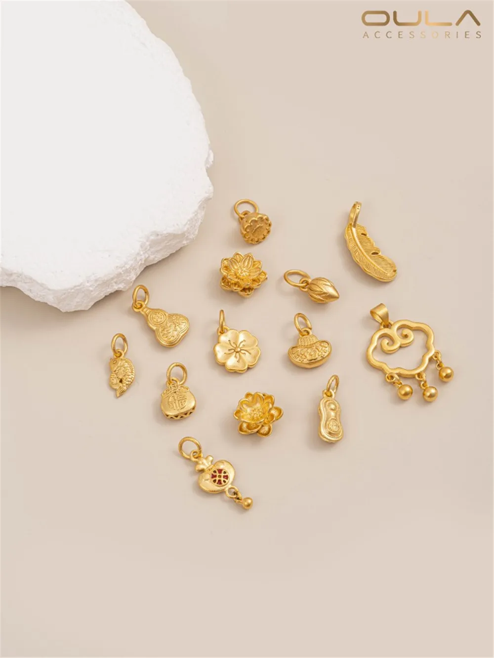 Вьетнамский песок Золотой лотос понг цветок бутон вишни тыква сумка на удачу