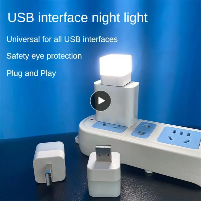

Usb Interface Led Mini Table Lamp White Light/warm Light Eye Protection Lamp Eye Protection Reading Light Lighting Tool Computer