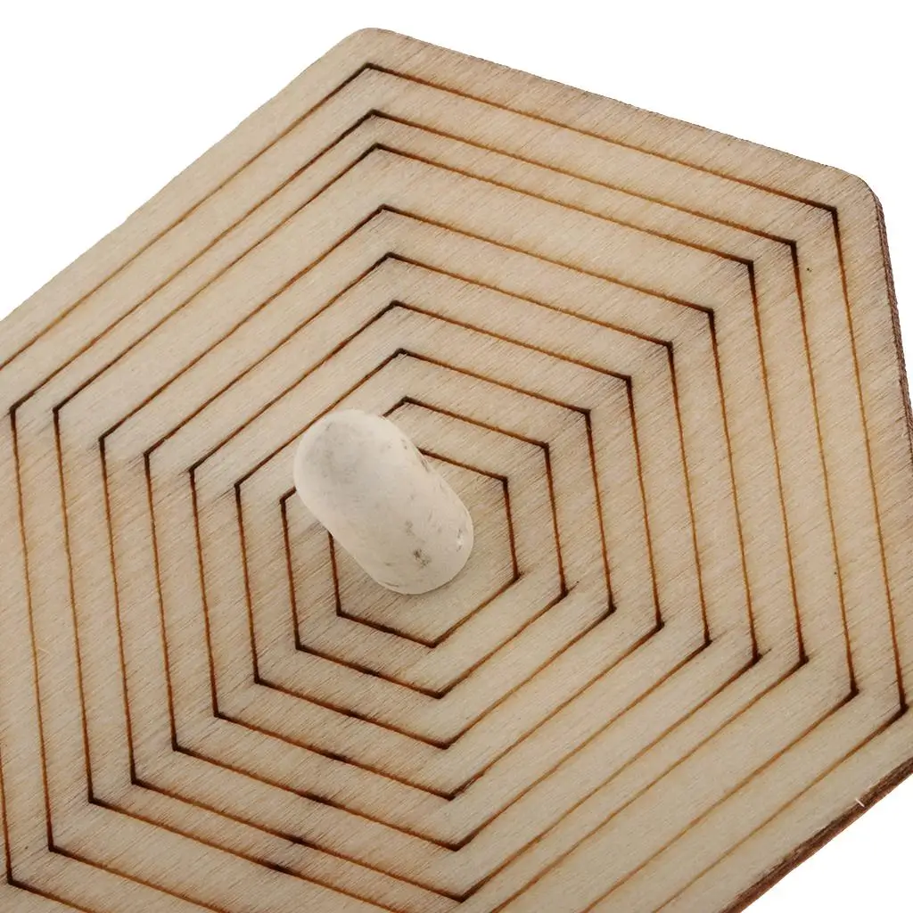 4pcs Novelty Natural Wooden Top Kids Children Toy For DIY Art Craft | Spinning
