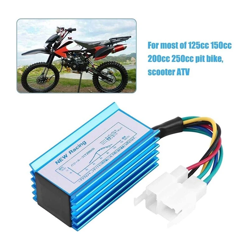 

6 Pin Racing AC Lgnition CDI Box For CG125cc 150cc 200cc 250cc ATV Bike Universal Motorcycle Accessories