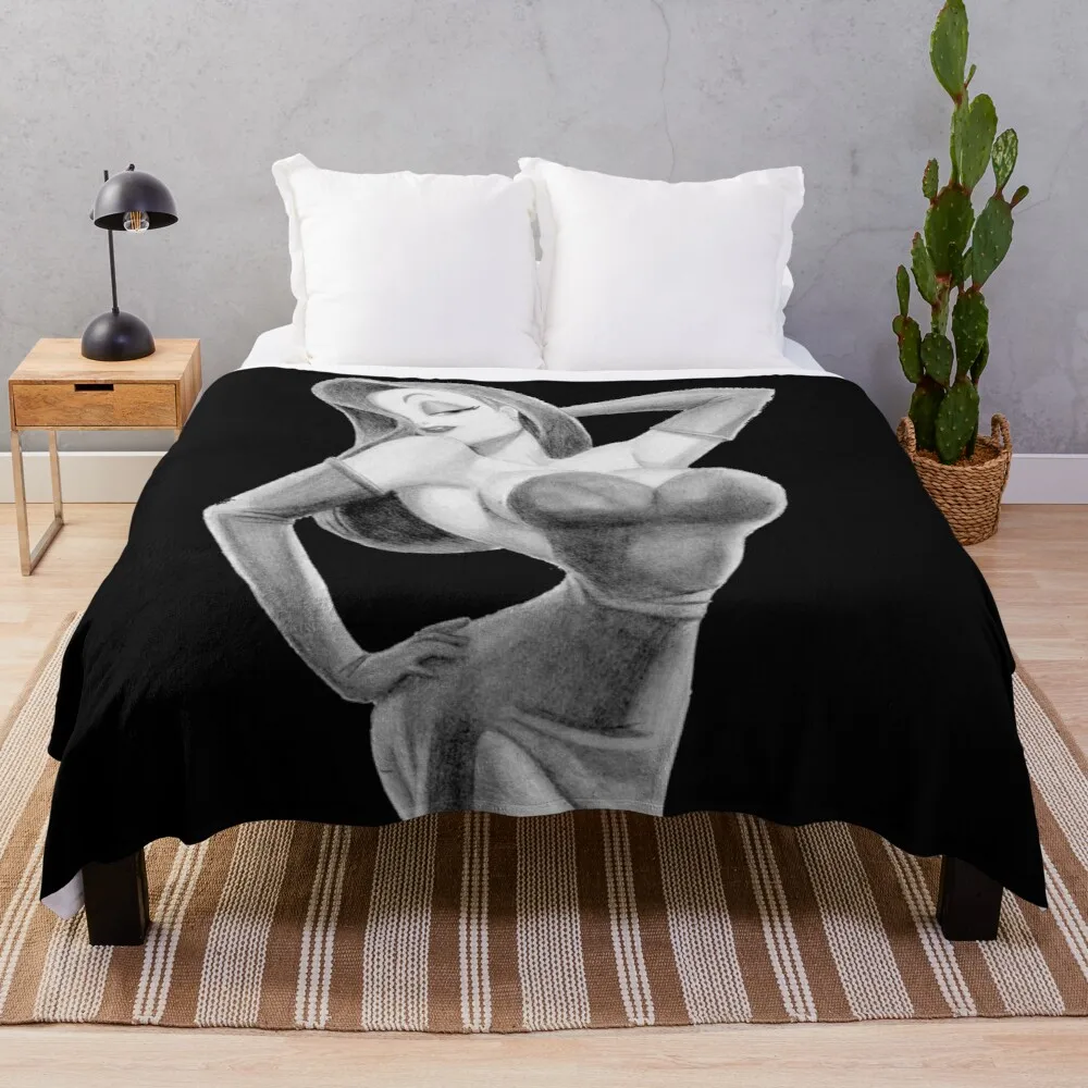

Jessica Rabbit Throw Blanket Vintage Blanket Weighted Blanket