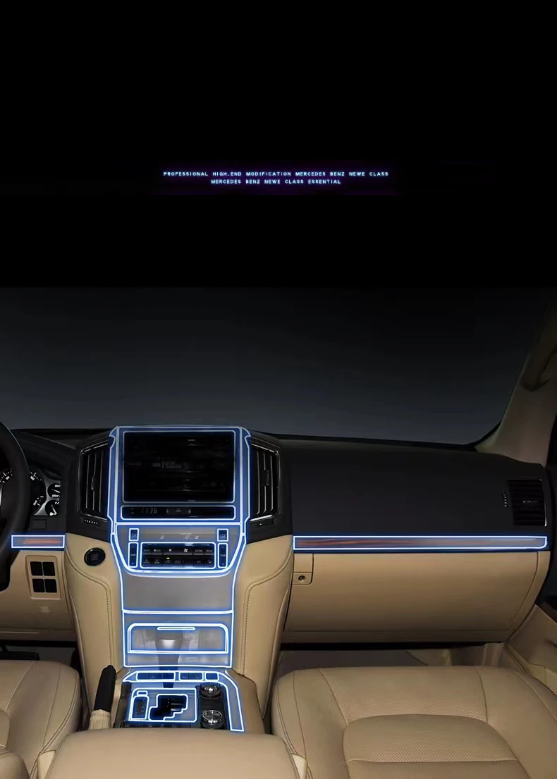 Защитная пленка из ТПУ для Toyota Land Cruiser 2016-2019 2020 2021 2022 автомобильный