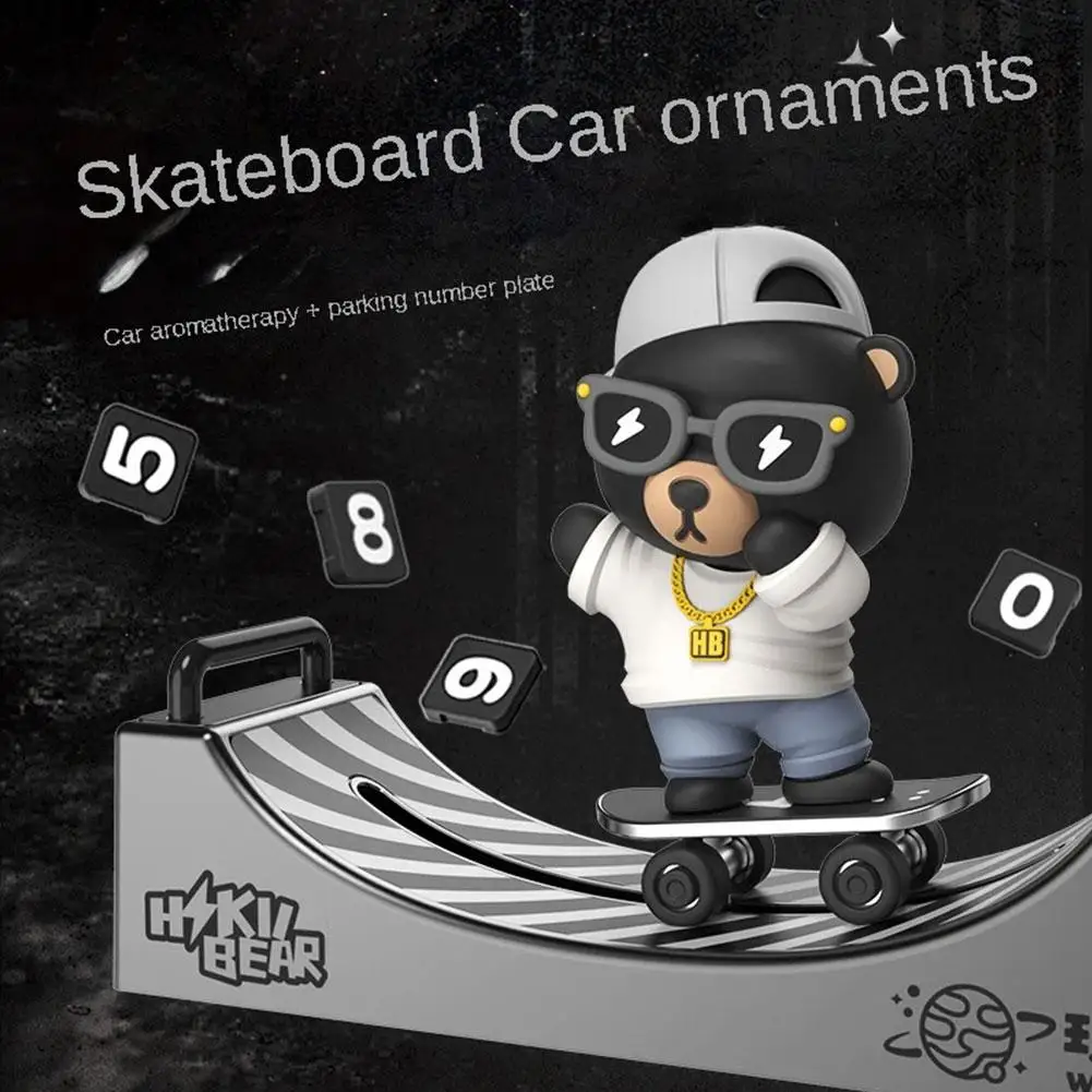 Haco Bear Временная искусственная креативная консоль для скутера номерной знак