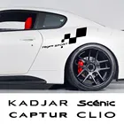 Наклейки на корпус Ca, наклейки для Renault Megane Clio Captur Fluence Kadjar Koleos Laguna Scenic Zoe Duster Sandero Logan, аксессуары