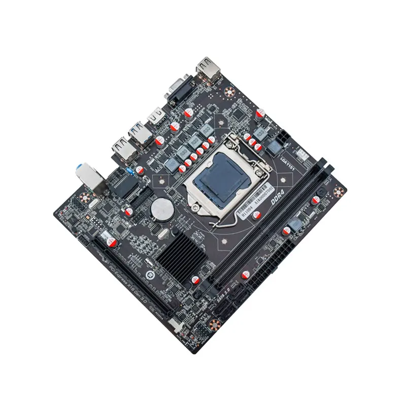 Материнская плата LGA 1151 H110 DDR4 32 ГБ двухканальная материнская с поддержкой Core i3 i5 i7