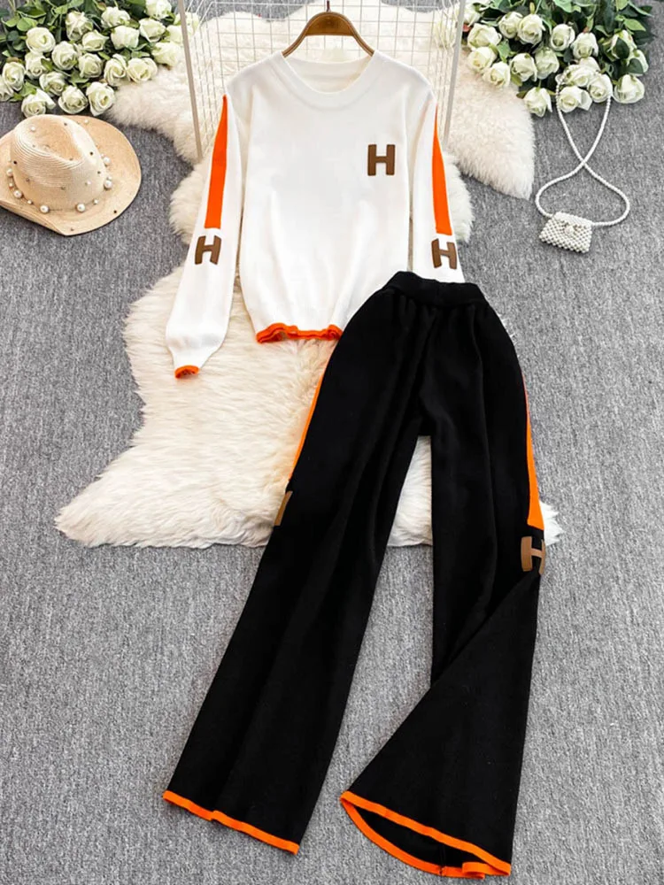 Новый весенний креативный шерстяной свитер с длинными рукавами и цветочной