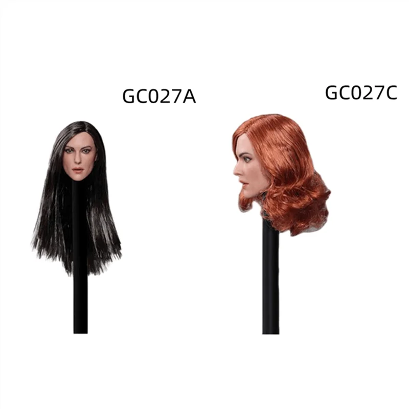 

1/6 Scale Head Carving GC027A Ltalian Monica Bellucci Soldier Model PVC Brown Plant Hair Curly 12Inch Action Figure Body Doll