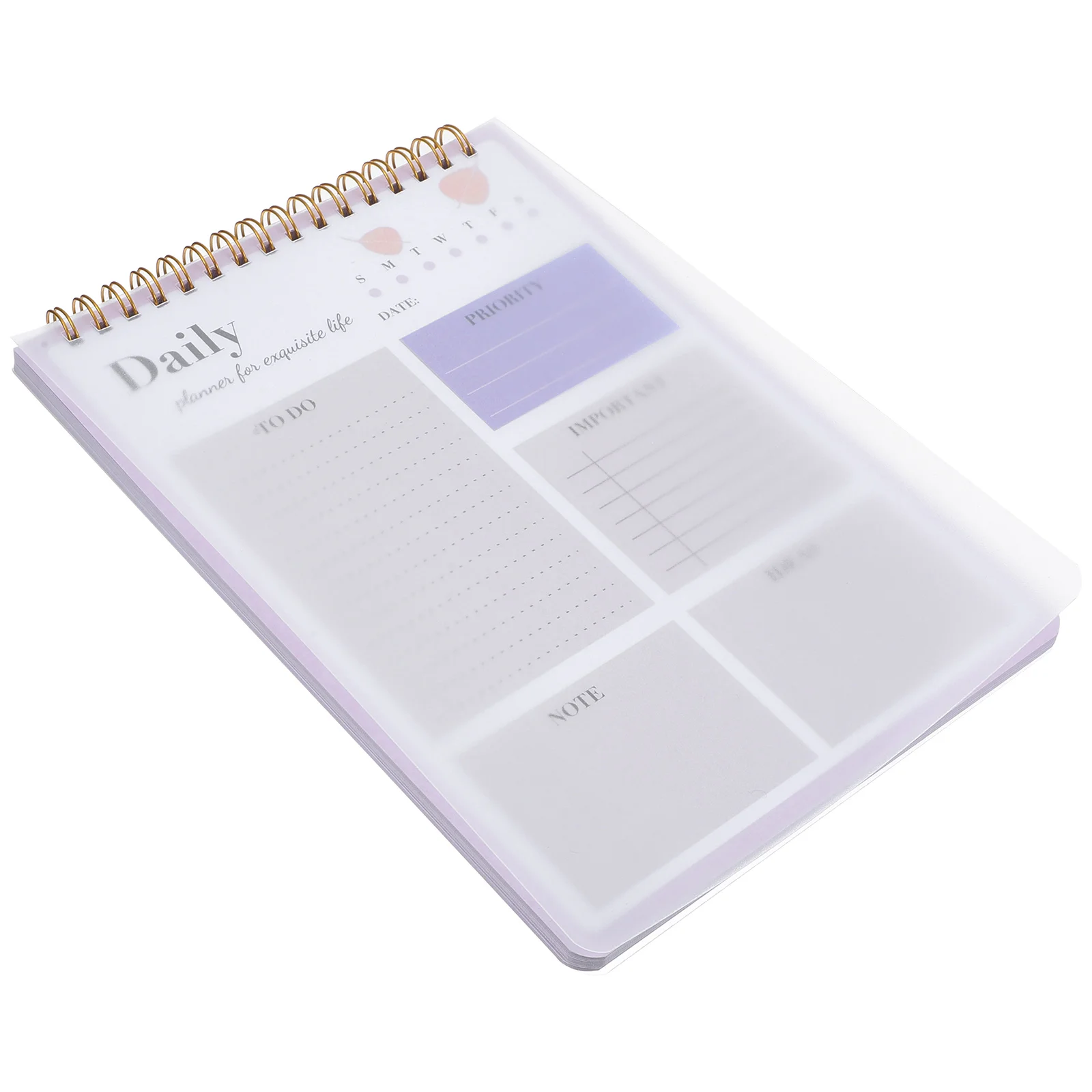 

Notebook Spiral Notepads Daily Calendar Appointment Study Date Plan Homeschool Paper Schedule Primary