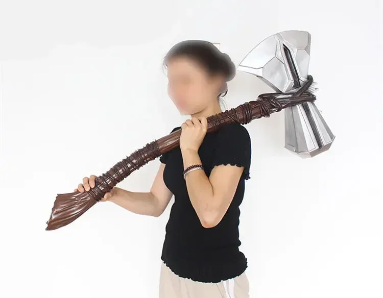 Металлический 105 см масштаб 1:1 супергерой Тор 1/2 Штормбойщик Томагавк Молот GK