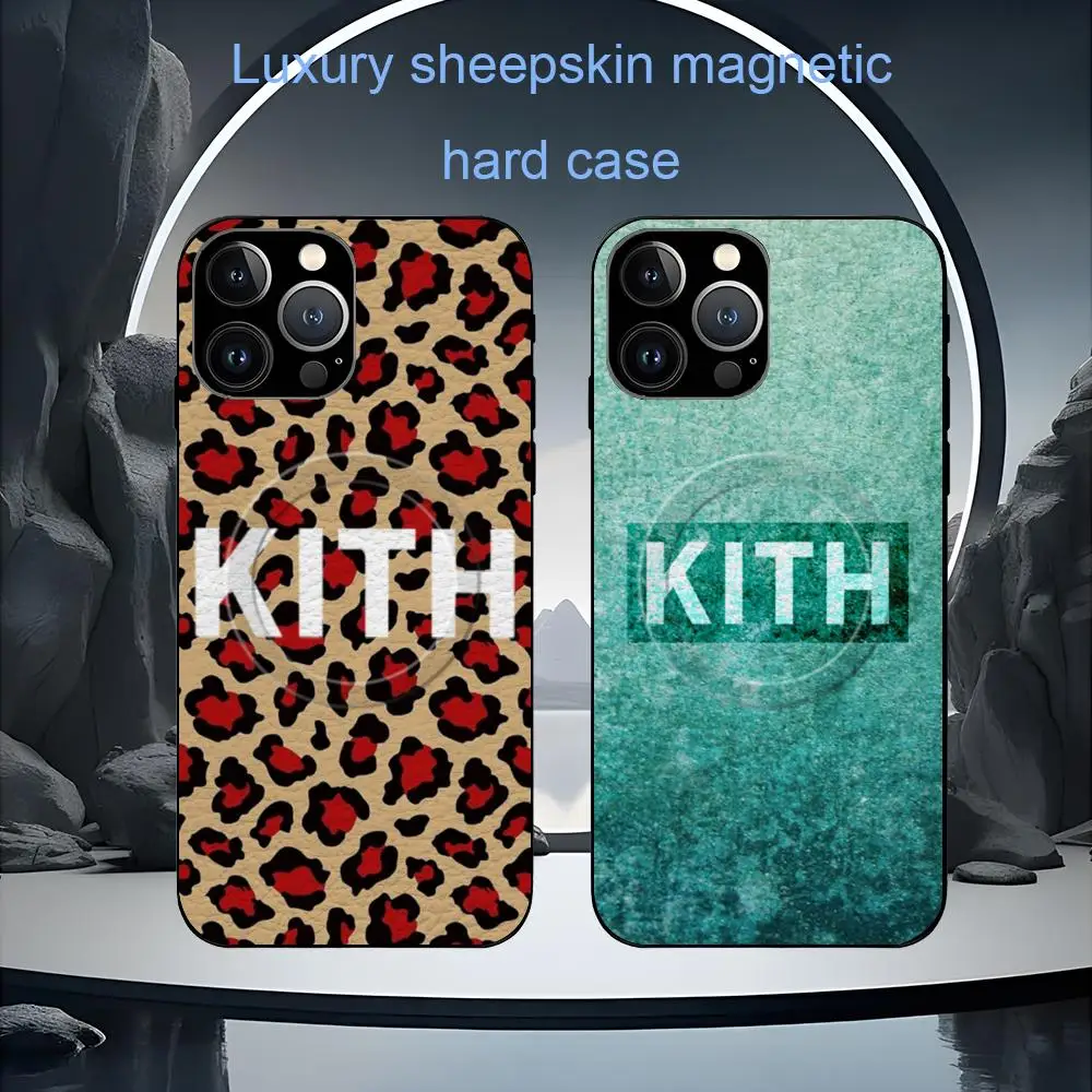 Фото Чехол для телефона LOGO K-Kit-h Fashion Brand для iPhone 17 16 15 14 13 12 11 Plus Pro Max, высококачественный, класса люкс, из овчины, с поддержкой Magsafe №1