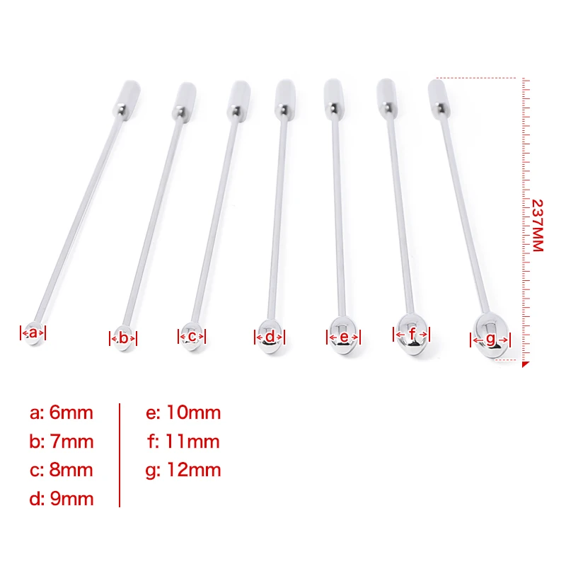 7 шт./комплект уретральный расширитель из нержавеющей стали | Красота и здоровье