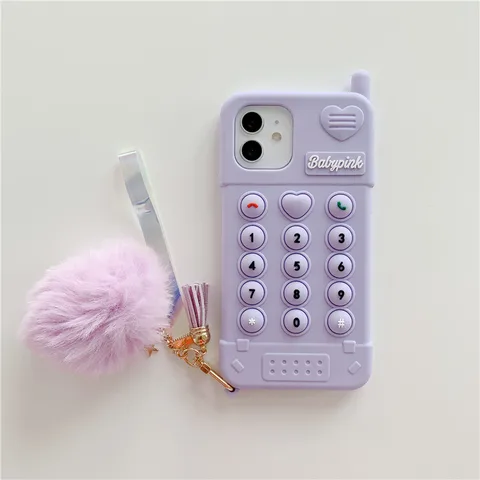 Противоударный мягкий резиновый мультяшный чехол для iPhone 12 Pro Max - изображение