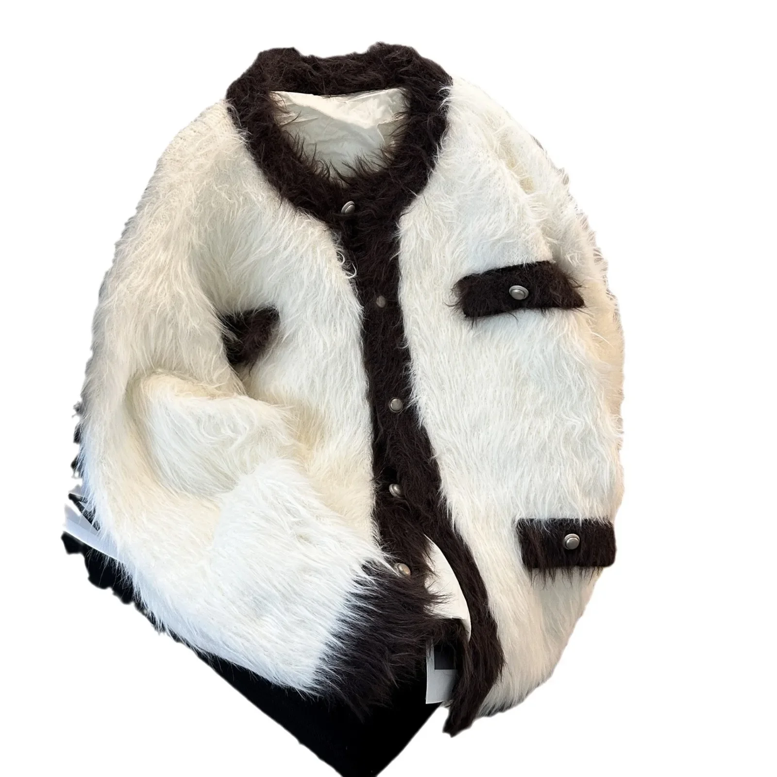 Осень/зима 2023 новый мужской норковый свитер куртка Sensibility Nichetweed стильный цветной