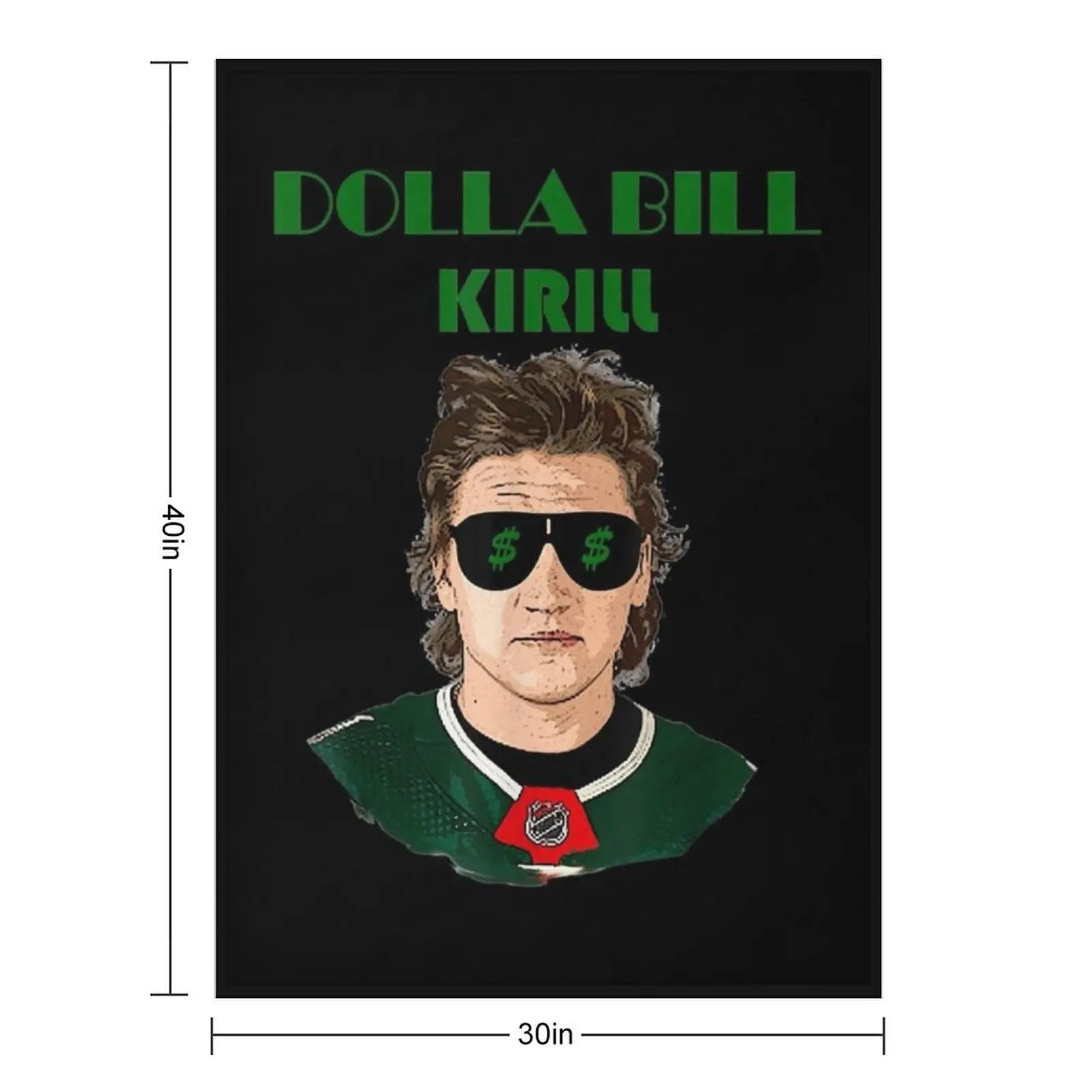 Фото Плед Dolla Bill Kirill, Kirill Kaprizov, роскошный брендовый плед для младенцев, пушистые пледы №2