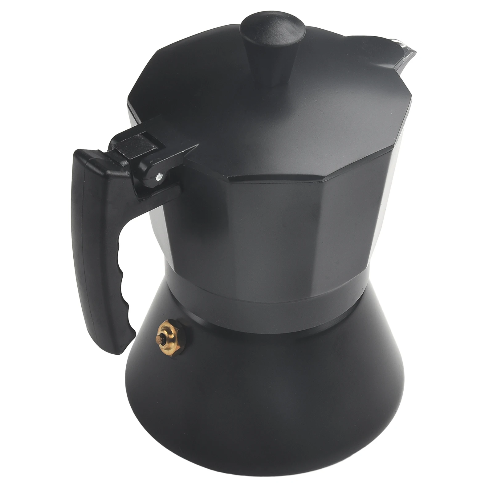 

150/300ML Kettle Pot 2 Size Aluminum Black Coffee Maker Espresso Maker Moka Pot Portable Italian Style Darable