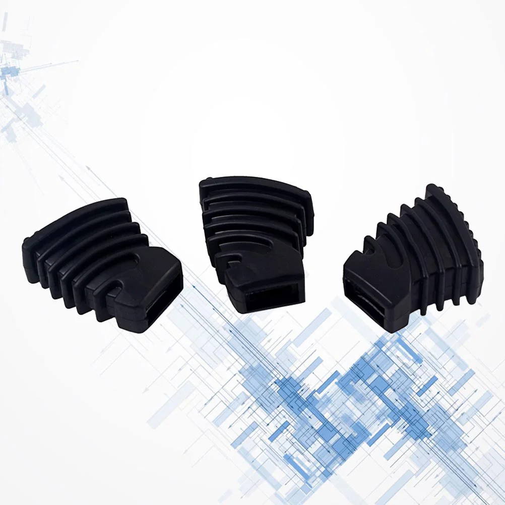 

3pcs Drum Rubber Feet for Drum Cymbal Stand Rack Bracket Percussion Parts S Size WC11 (Black)
