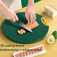 cutting boards for kitchen rotatable extra large food grade pe plastic cutting board anti mildew non slip thickened gold plated
