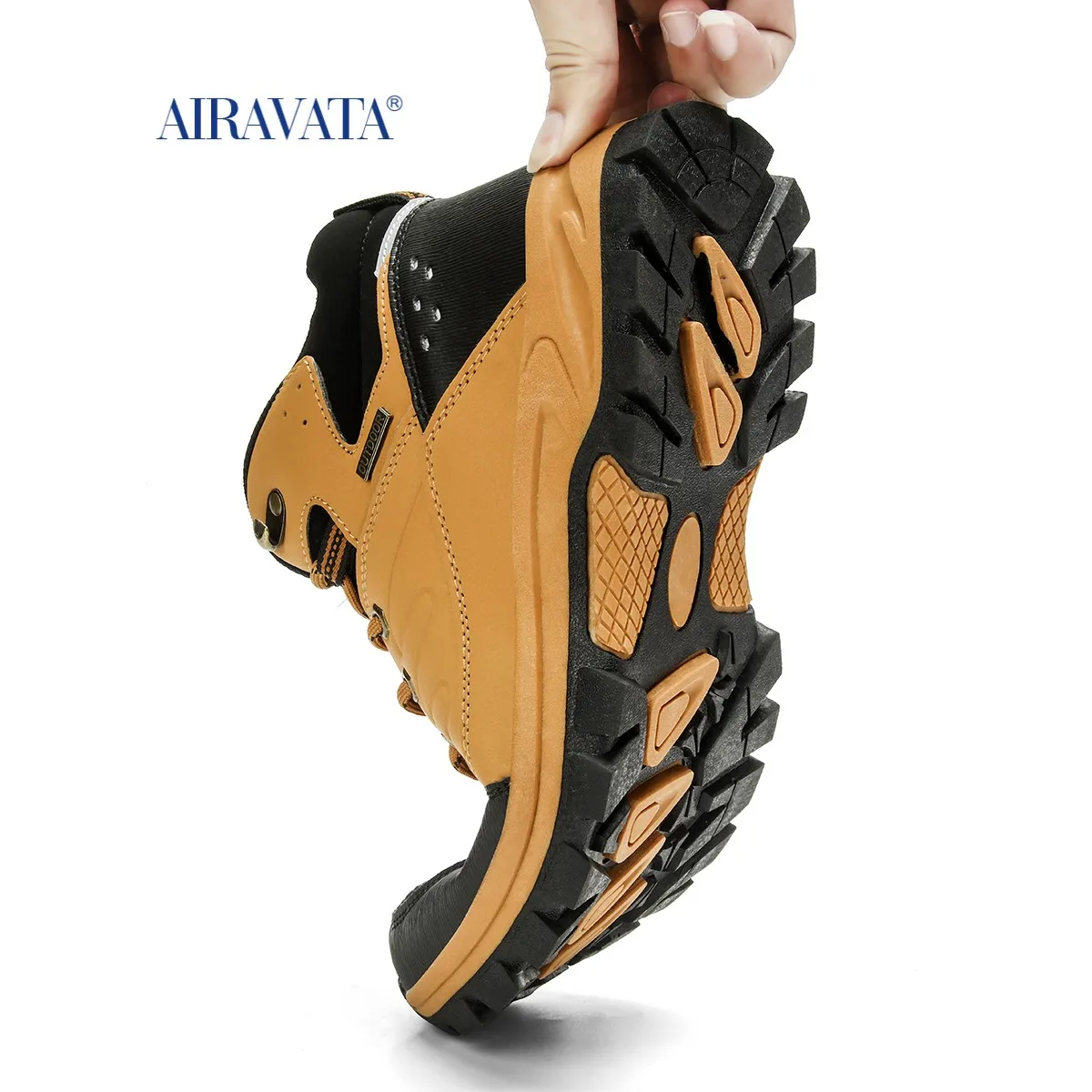 2022 Winter Snow Boots Warm Plush Men's Boots Outdoor Non-slip Hiking Boots Waterproof Men's Ankle Boots Walking Boots Size39-46