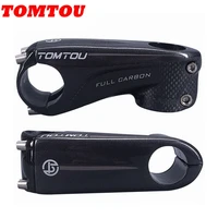 tomtou carbon fiber bicycle stem for cycling road mountain bike mtb parts length 8090100110mm black