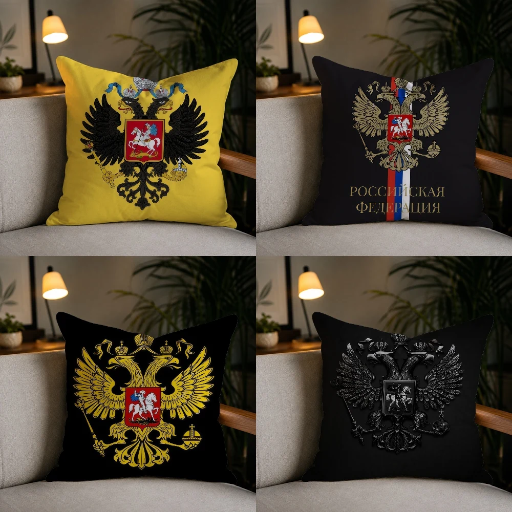 Фото Наволочка House of Romanov Russia, плюшевая наволочка, декоративная наволочка для дома, для дивана, кровати, кресла, гостиной. №4