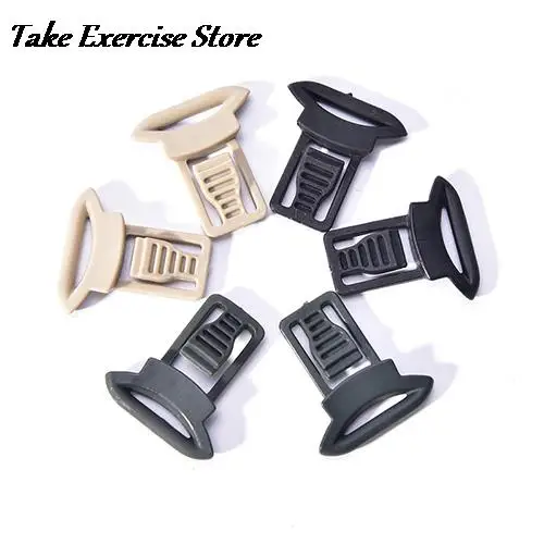 

Набор поворотных зажимов для шлема, Боковые направляющие, для страйкбола, тактический фотошлем, пластиковое Боковое крепление, 2 шт.