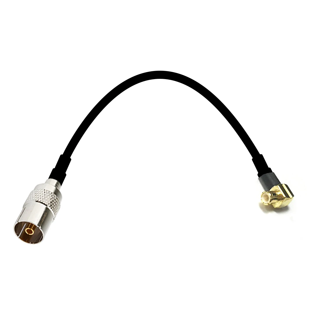 

1 шт. MCX штекер под прямым углом 90 градусов к телевизору штекер-мама Jack косичка кабель RG174 20 см новый