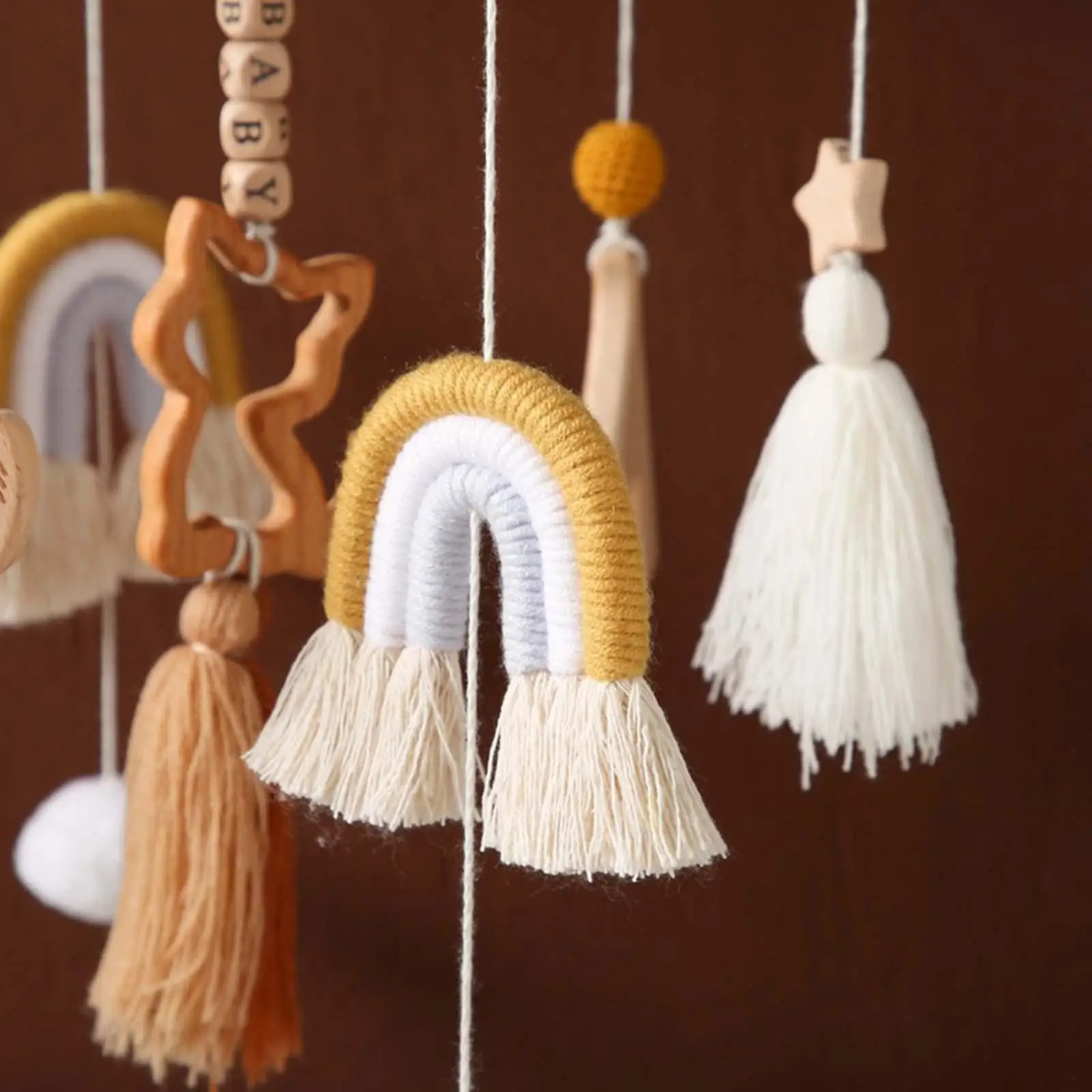 

Nursery Crib Mobile Hanging Sensory Toy for Toddler Newborn Decoration