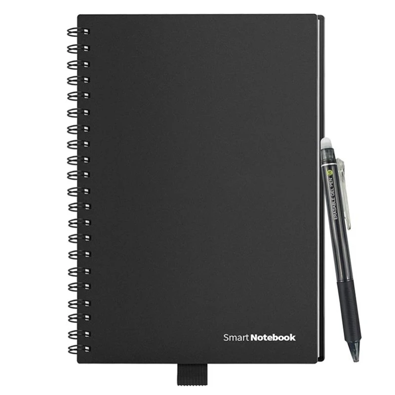 

Smart Reusable Erasable Notebook Paper Microwave Wave Cloud Notepad Lined With Pen As Kids Gift, Smart Notebook