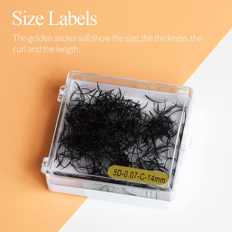 5D PreMade Wispy Fans Lashes Premade Volume Fan Eyelash Extension  Volume Effect Handmade Long Natural Fake Lashes 8~15 mm