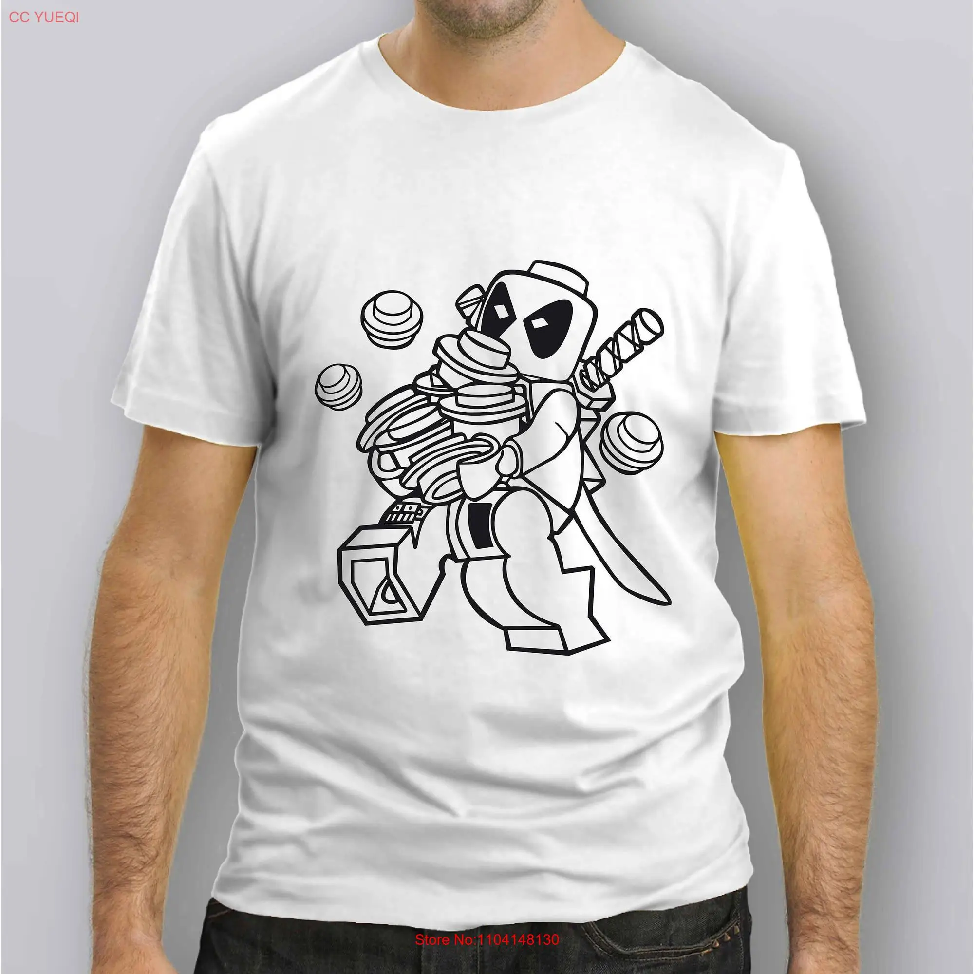 021L футболка FUMETTO DEAD 01 с длинным или коротким рукавом