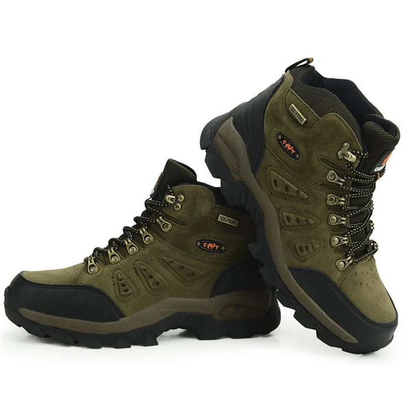 

Four Season Mens Hiking Boots Unisex Outdoor Climbing Shoes Male Ankle Boots Tactical Shoes Women Walking Footwear