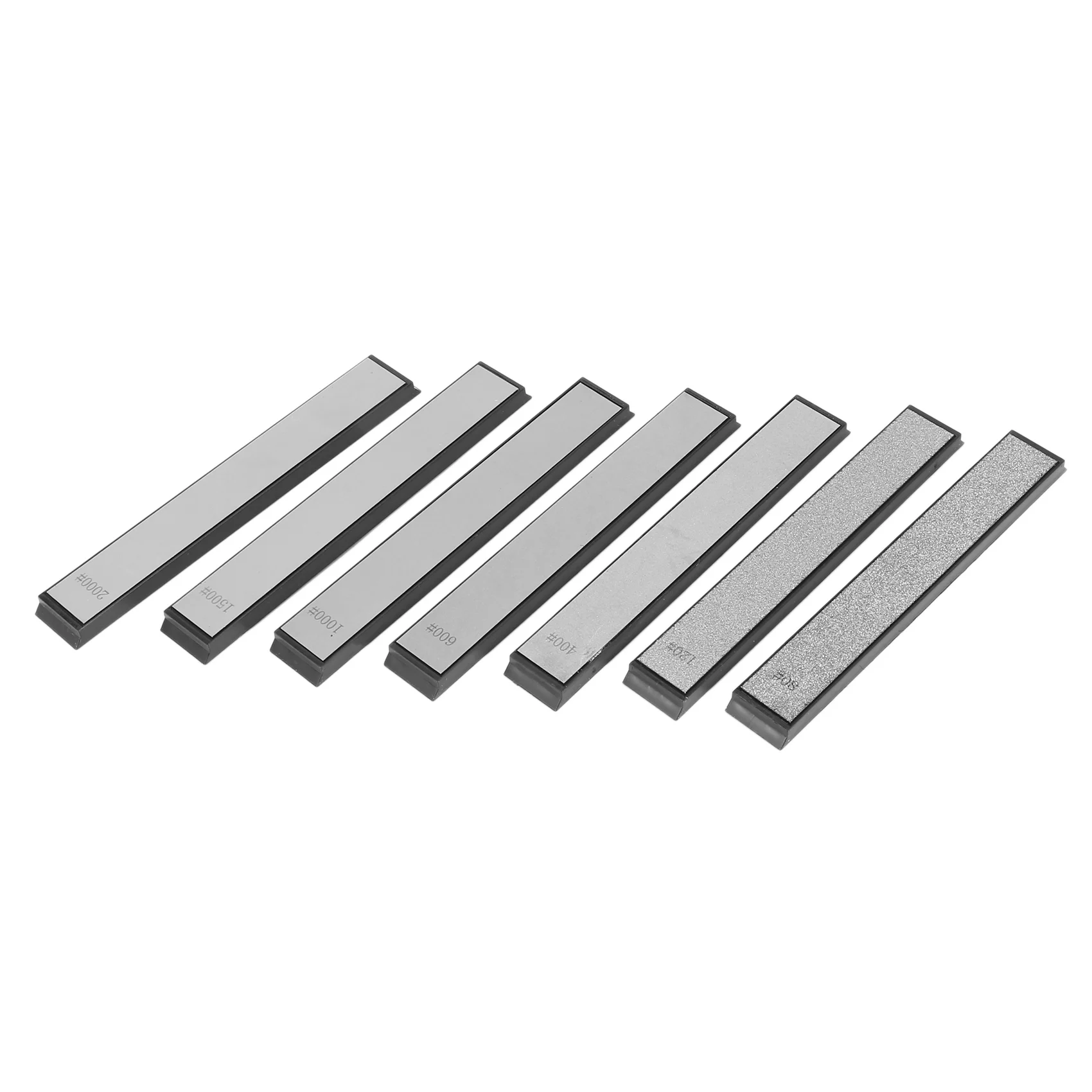 

80-200 Grain Diamond Sharpening Angle Grindstone Sharpening Professional Sharpener Tool Bar 7 Pack