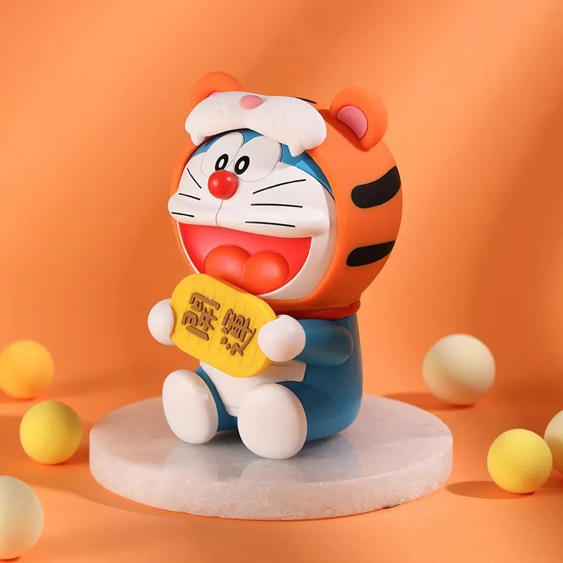 

Doraemon 2021 год Тигра, новый год, Бог богатства, тигр, кот удачи, автомобиль, аромат, автомобиль, интерьер, украшения, фигурки для девочек, подарок