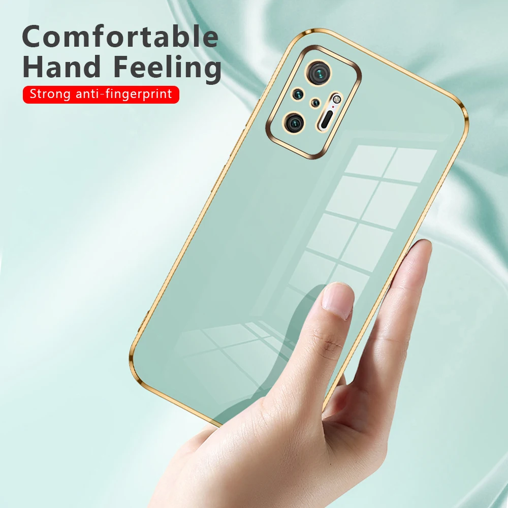 3D Камера Бампер Чехол для Xiaomi Redmi Note 10S 10Pro 10 Pro Max 10T 5G Redmi10 C 10C Электропокрытие мягкий телефонный чехол на note10 s.