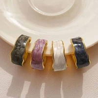 enamel luxury rings for women finger rings designer jewelry and accessories 2022 trend jewellery wholesale