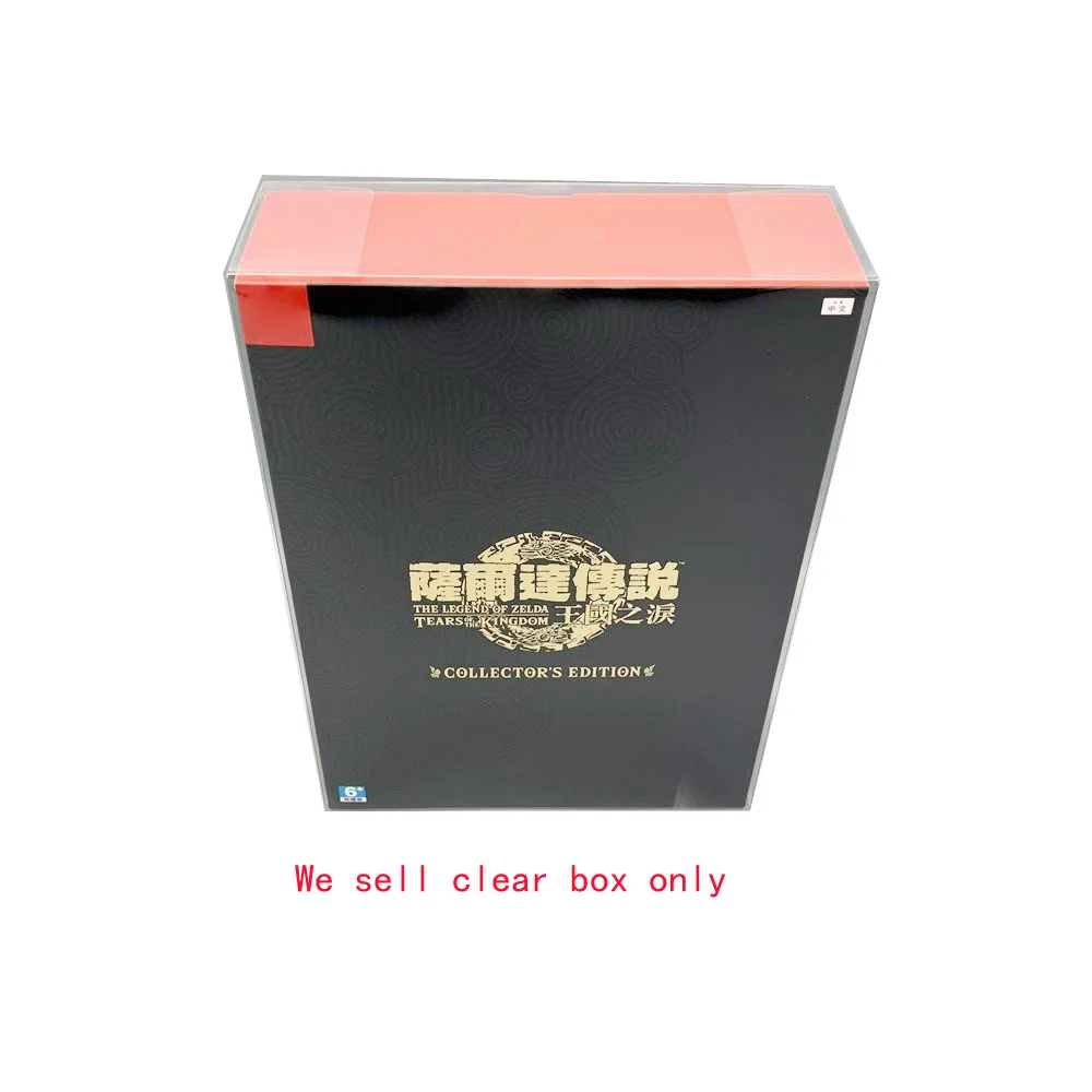 

100 шт. Прозрачная крышка для выключателя фотографий: витрина для игр «слезы Великобритании» Коллекционная версия, коробка для хранения