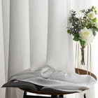 CDIY прозрачные Занавески для гостиной, домашний декор, тюлевые занавески в японском стиле, оконные шторы для спальни, современные белые занавески из вуали