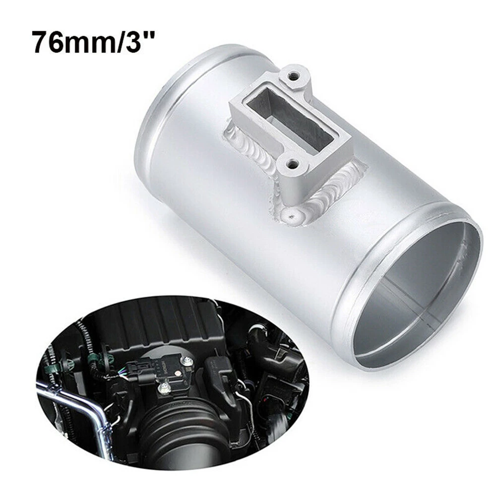 

76mm Mass Air Flow Sensor Adapter Air Intake Meter Mount For Nissan For HondaFor Ford