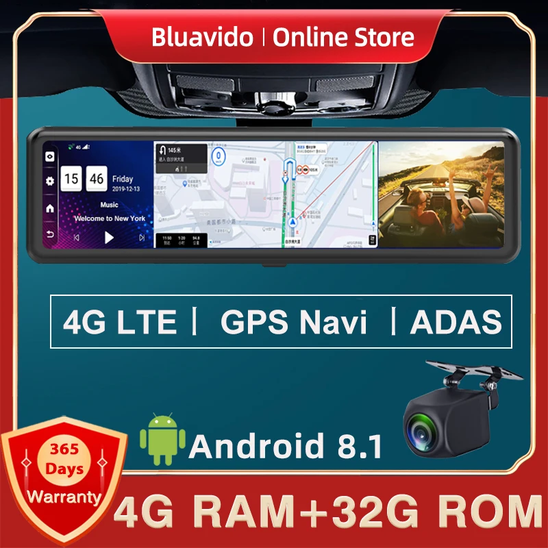 Видеорегистратор автомобильный, 4G, Android, GPS-навигация, 1080P, Wi-Fi Видеорегистратор автомобильный, 4G, Android, GPS-навигация, 1080P, Wi-Fi