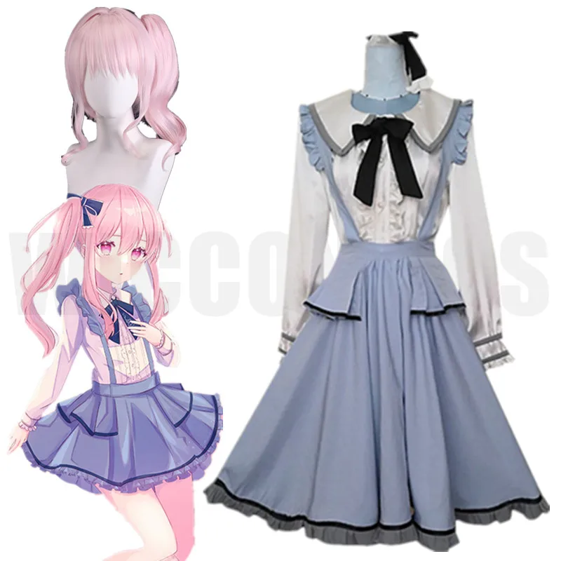 

Anime Akiyama Mizuki Cosplay Costume Project Sekai Colorful Stage! At 25:00 In Nightcord Amia Coslay Wig Retail