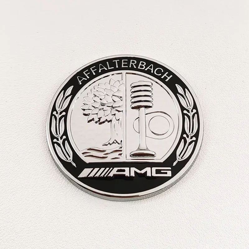 

45 мм 56 мм 65 мм 3D металлический логотип Apple Tree AMG эмблема автомобиля задняя боковая стойка C значок для Mercedes Benz A C E GLA GLC GLE GLS наклейка