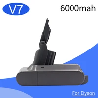 original dyson v7 battery 21 6v 6000mah li lon rechargeable battery for dyson v7 battery animal pro vacuum cleaner replacement