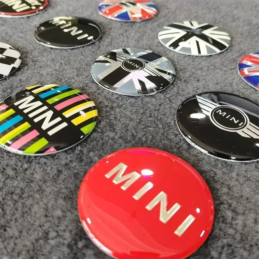 52 мм автомобильные колеса алюминиевые наклейки для Mini Cooper CLUBMAN COUNTRYMAN R53 R56 R57 JCW R50 R52