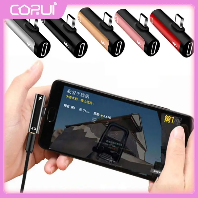

3.5mm Otg Adapter Headphone Jack Type-c Audio Adapter Type C To Jack Earphone Audio Adapter Jack Earphone Charge Converter