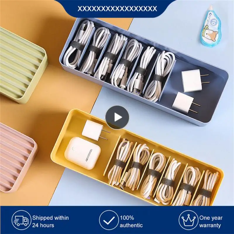 

Desktop Chargers Data Box Dustproof Power Wire Manager Box Mobile Phone Line Storage Phone Cable Protector Storage Organizer